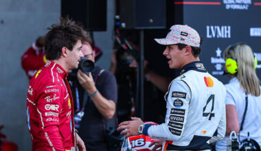 Leclerc e Norris in Messico
