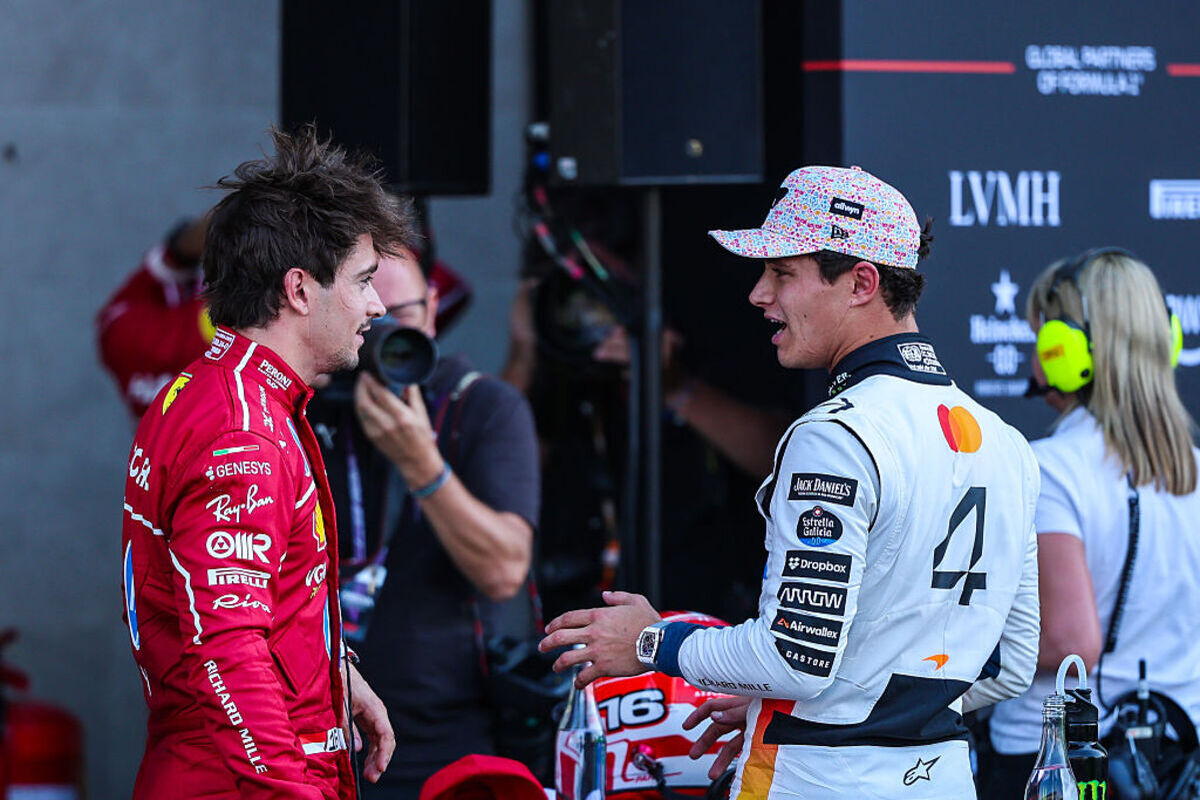 Leclerc e Norris in Messico