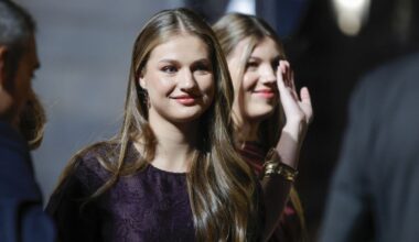 Leonor di Spagna Principessa low cost, splendida nell'abito da 50 euro