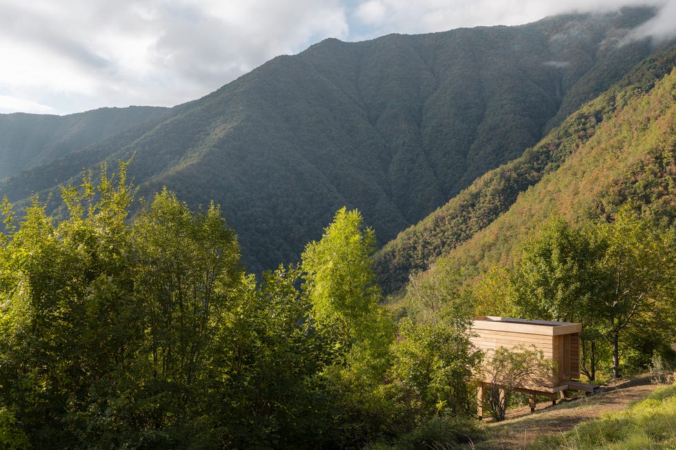 una minicabin nella natura
