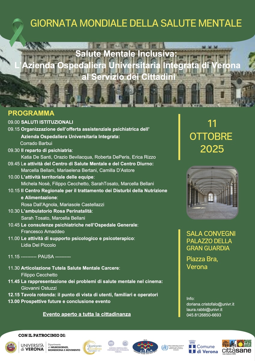 Locandina Evento Giornata Mondiale Salute Mentale 2025