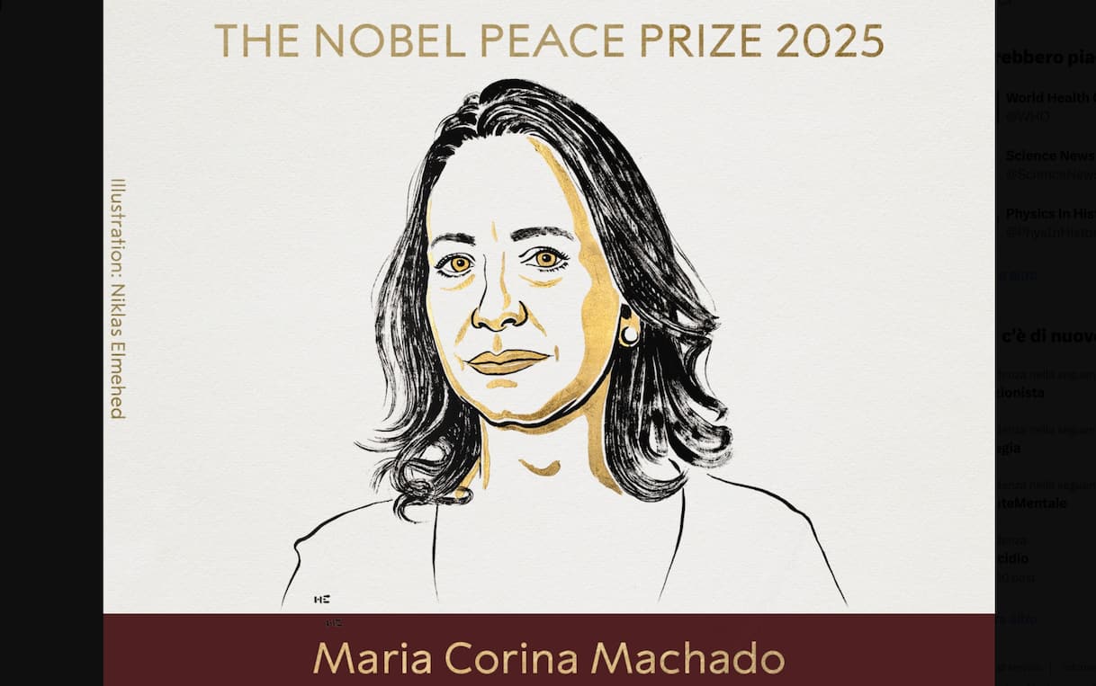 María Corina Machado, chi è il Premio Nobel per la Pace 2025