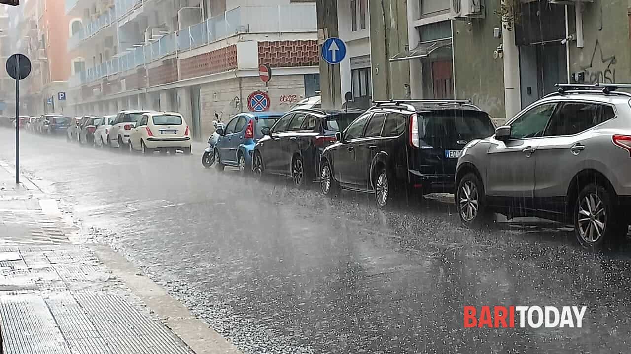 temporali e vento forte in arrivo su Bari e provincia