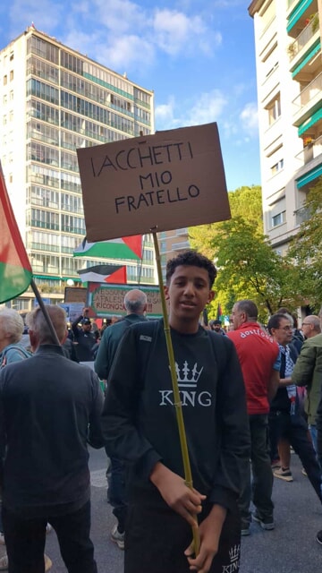 Un manifestante Un manifestante