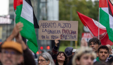 Milano, sciopero generale Cgil 3 ottobre 2025. Manifestazione da Porta Venezia a Città Studi al mattino