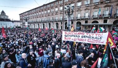 Flotilla, dilaga la protesta in tutta Italia. “A Roma siamo in 50mila”. Torino, Pro Pal devastano le Ogr. Lite governo-sindacati sullo sciopero