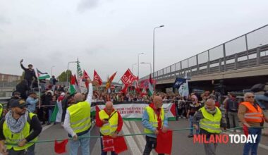 Si è diviso il corteo per Gaza (in piazza 80mila persone): occupata la Tangenziale Est