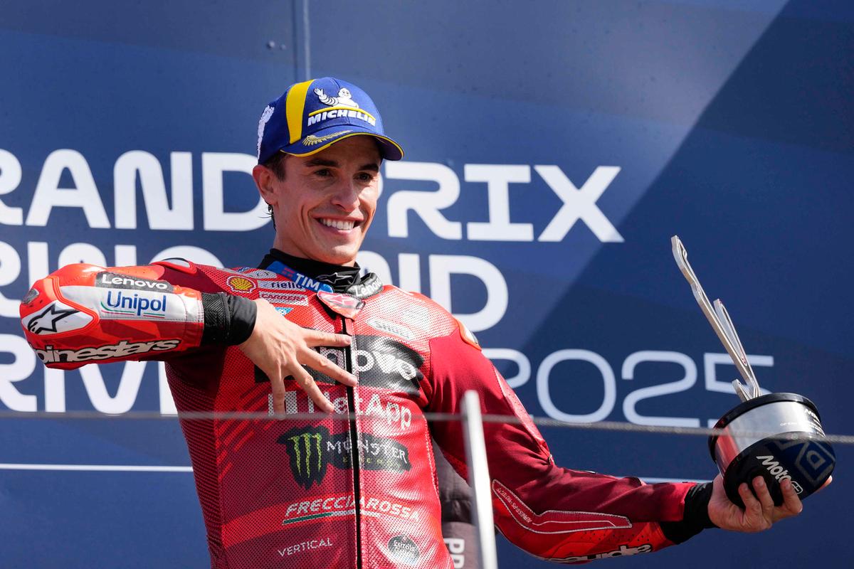 Motogp, Marquez campione a Motegi se...