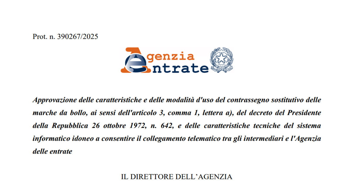 Marca da bollo, cambia il contrassegno telematico per gli intermediari