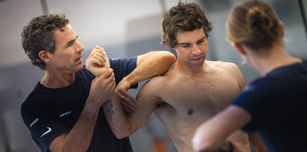 Visite Jayco AlUla all’Istituto delle Riabilitazioni Riba di Torin, Michael Matthews