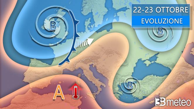 Meteo 22-23 ottobre