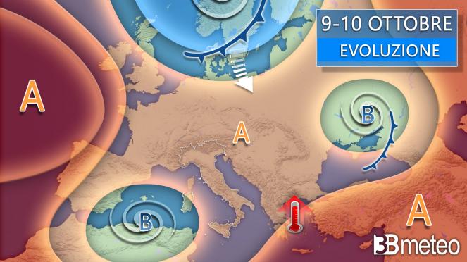 Meteo 9-10 ottobre