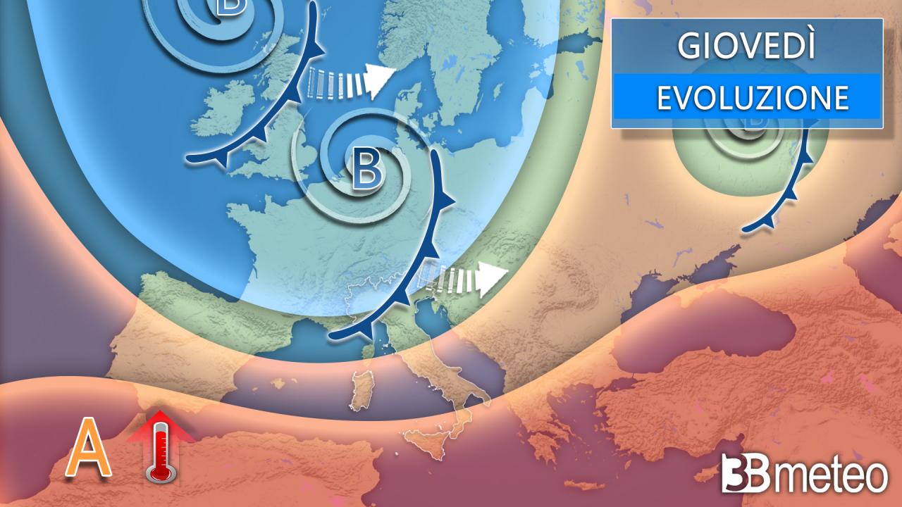 Meteo giovedì