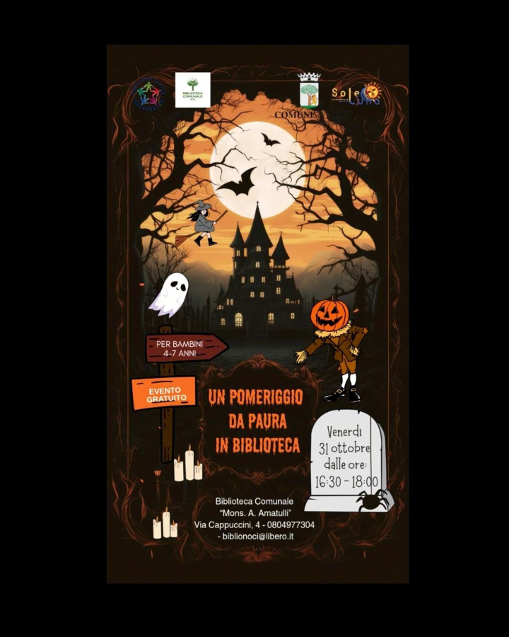 Un pomeriggio da paura in biblioteca