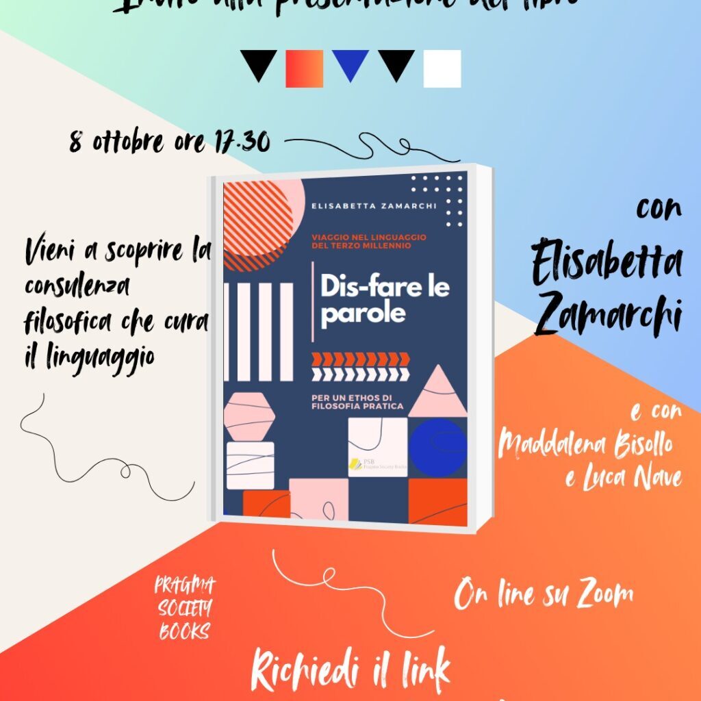 8/10/2025 - Presentazione del libro di Elisabetta Zamarchi "Dis-fare le parole" - Il paese delle donne on line