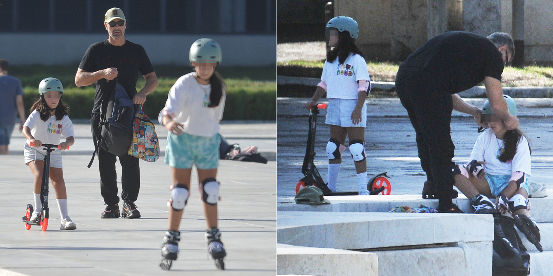 Raoul Bova cerca pace facendo il papà - foto esclusive