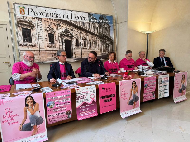 "Ottobre rosa", Lilt Lecce in campo per la prevenzione: "Pensiamoci prima! La sfida è non ammalarsi"