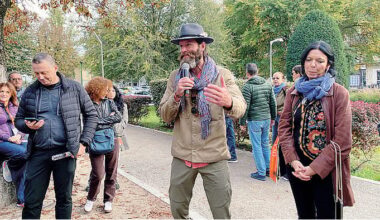 Ronan Donovan ai Giardini Barbarossa: «Empatia e rispetto per i lupi artici» VIDEO