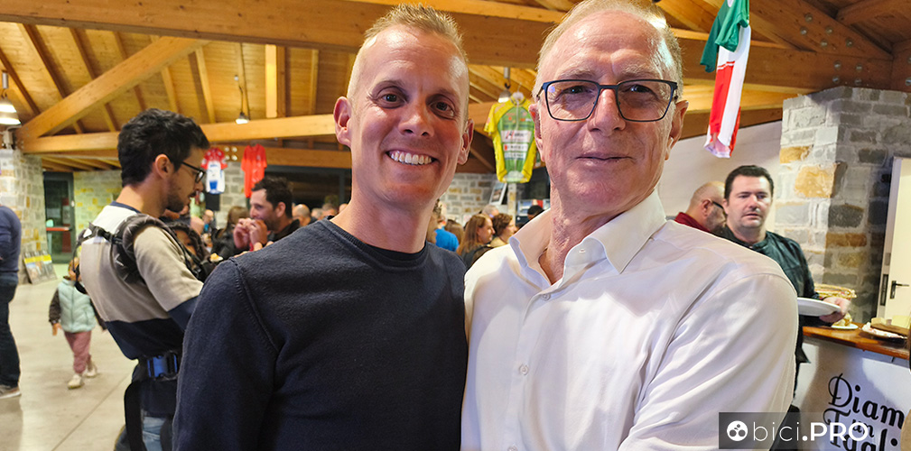 Alla festa era presente tutto lo staff del CTF Friuli: da Bressan (nella foto) a Boscolo, fino ai preparatori