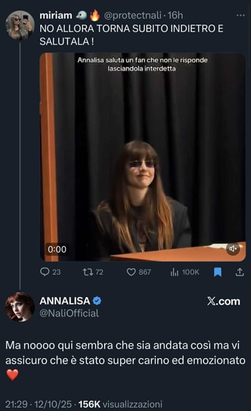 Screenshot commento Annalisa Screenshot commento Annalisa-2