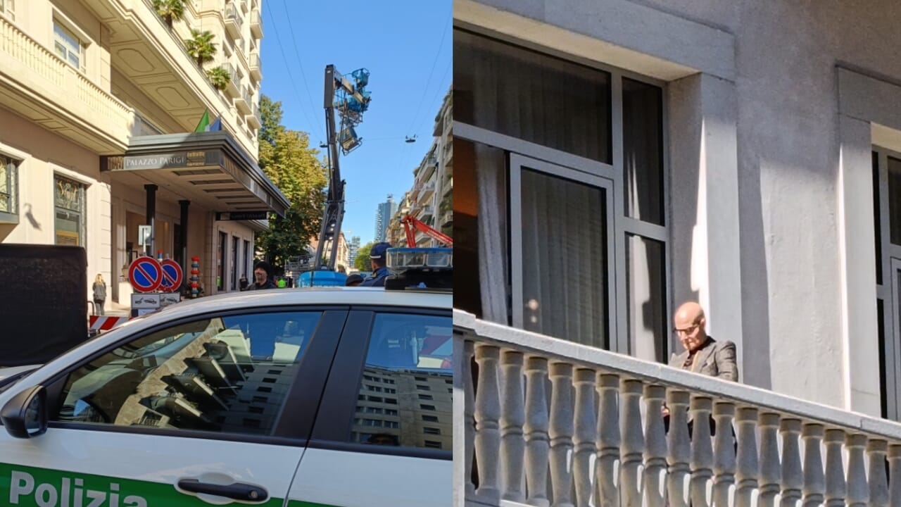 A Milano il set per le riprese de Il Diavolo veste Prada 2 ottobre 2025