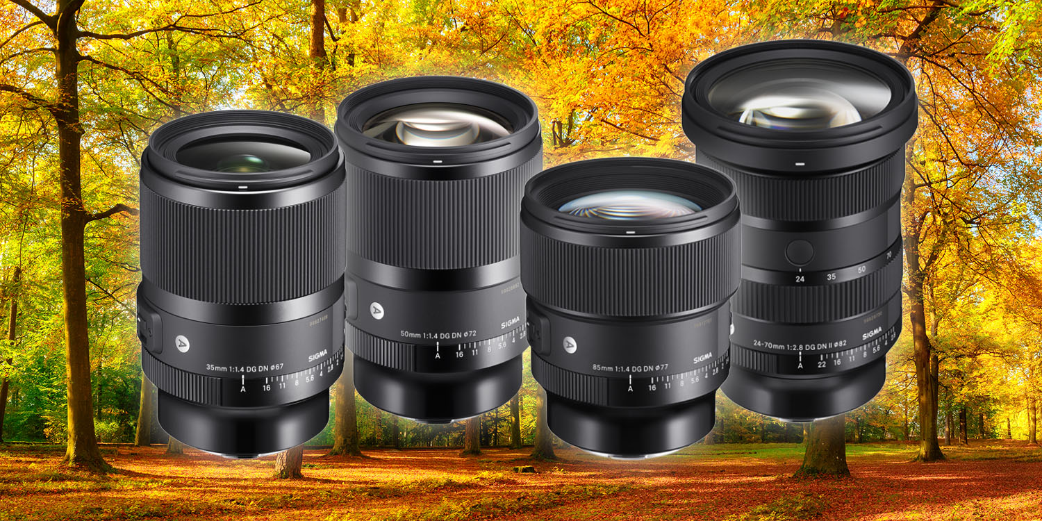 Sigma avvia il cashback d'autunno su quattro magnifici obiettivi