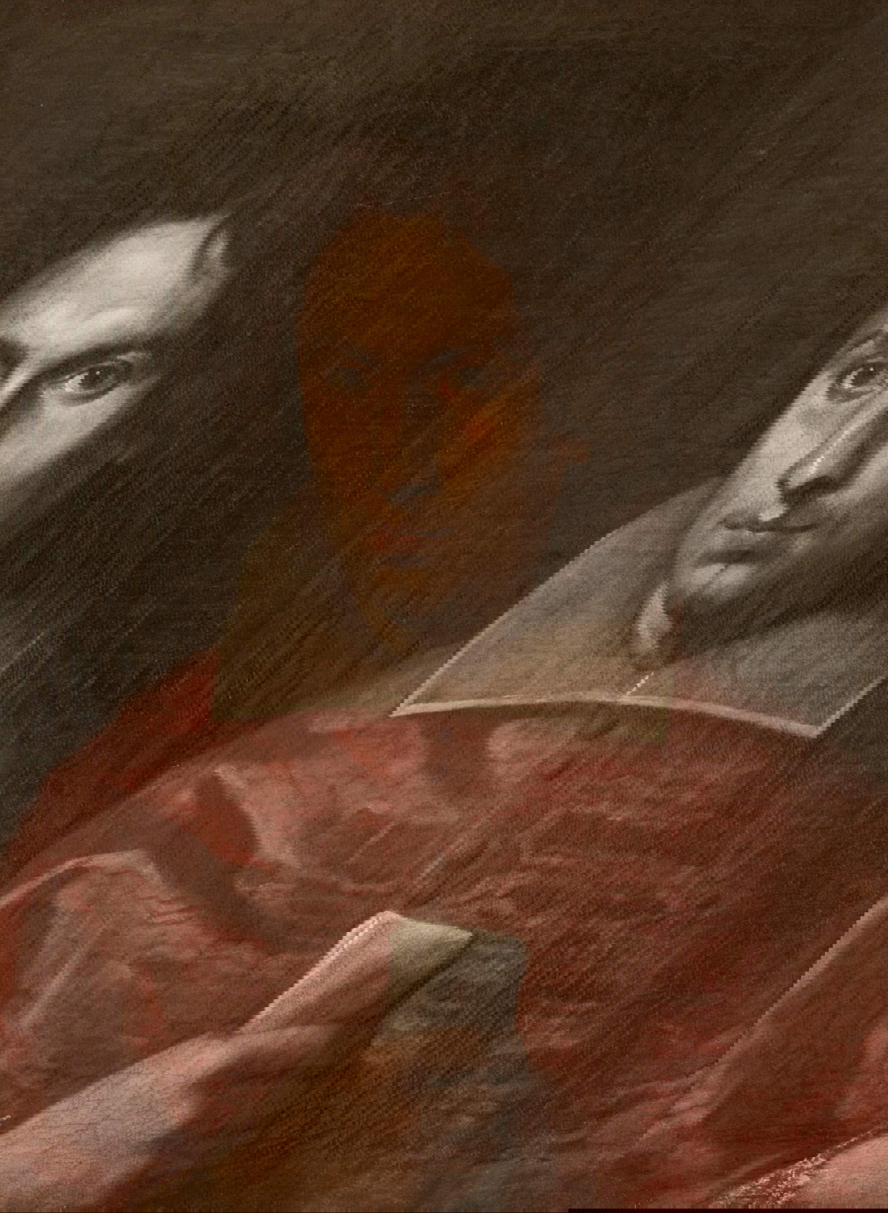 Simone Cantarini (attr.), Ritratto del cardinale Antonio Barberini junior (ante 1636; olio su tela, 59 × 47 cm; Roma, Gallerie Nazionali di Arte Antica, Galleria Corsini, inv. 317)