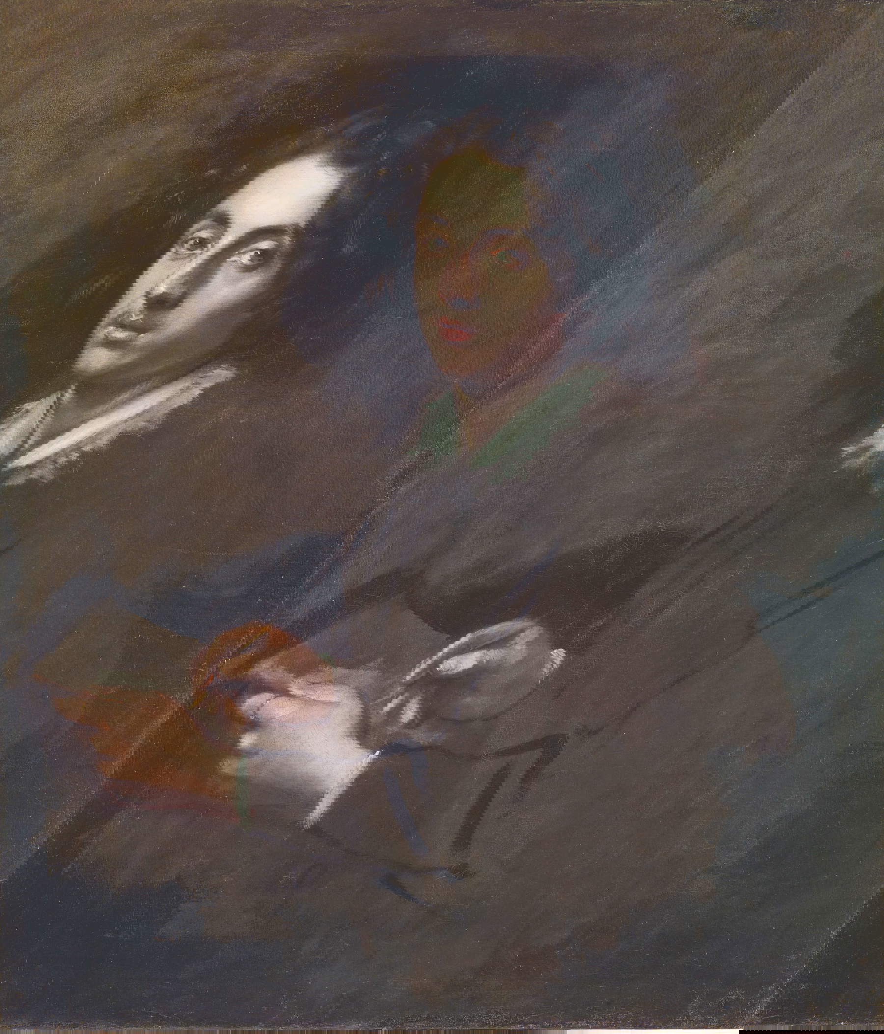 Simone Cantarini, Autoritratto (1634-1635; olio su tela, 92 x 79 cm; Roma, Gallerie Nazionali di Arte Antica, Palazzo Barberini - Galleria Corsini)