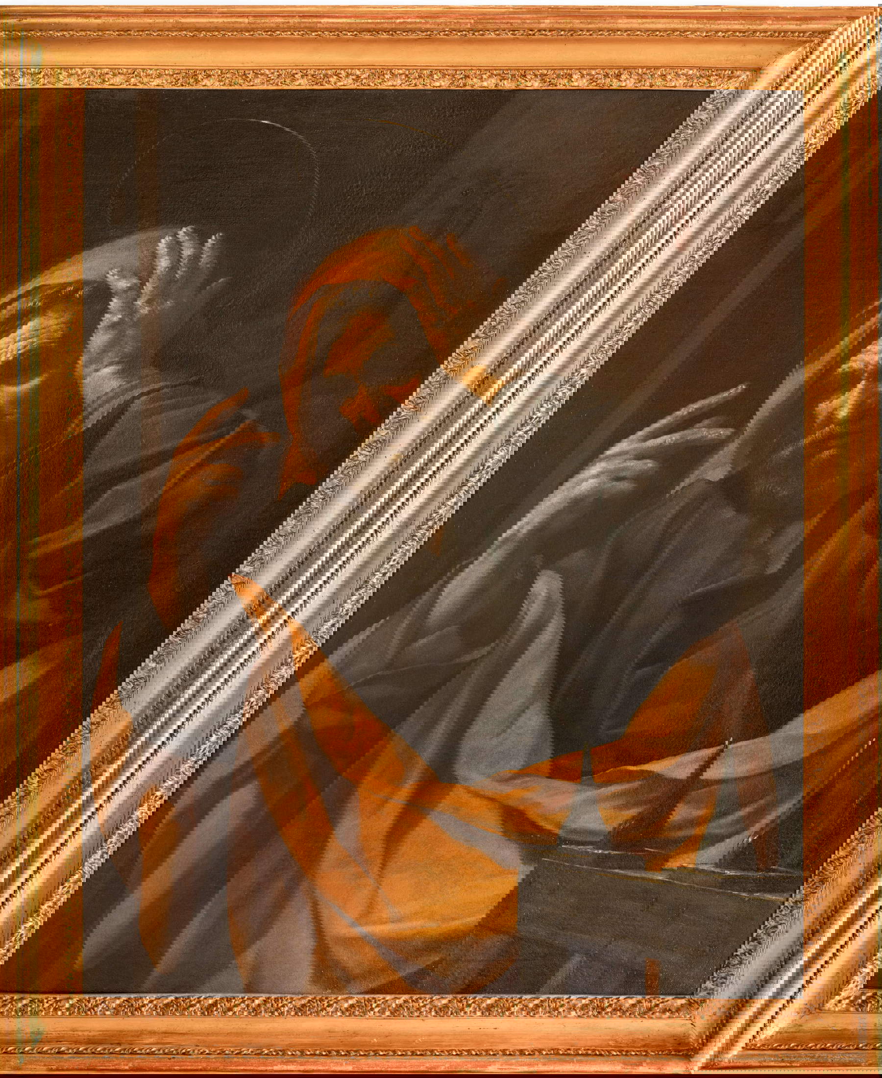 Simone Cantarini, Rinnegamento di san Pietro (1635-1640; olio su tela, 101 × 80 cm; Pesaro, collezione privata)