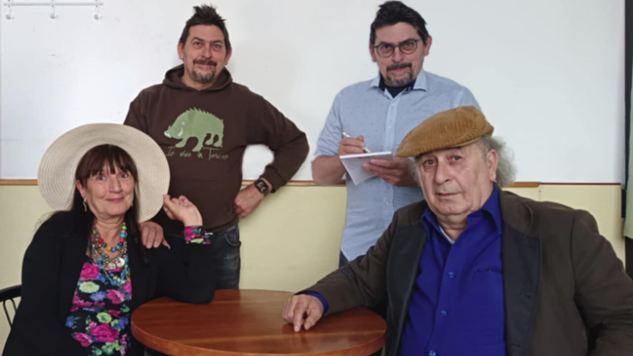 il debutto di Simonetta con il comico Upini