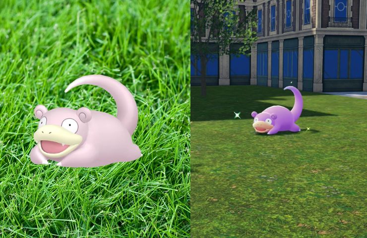 paragone prima dopo shiny slowpoke