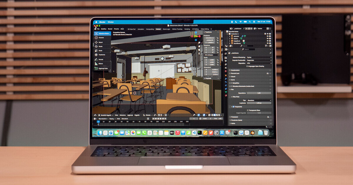 Recensione MacBook Pro 14” M5. Salto in avanti enorme su 3D e IA