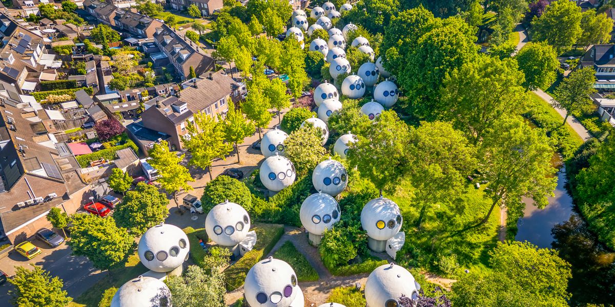 Famosissime case a sfera in Olanda