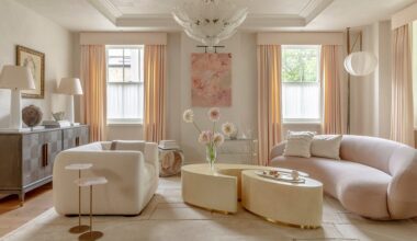 Da ex chiesa a casa di lusso sui toni del rosa