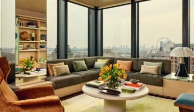 Pied-à-terre di design con vista sulla città