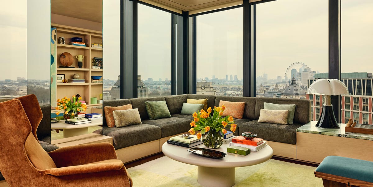 Pied-à-terre di design con vista sulla città