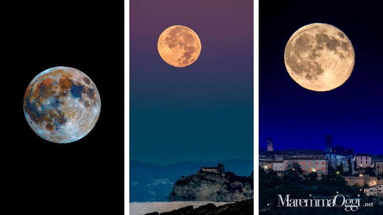 La superluna del cacciatore incanta la Maremma: gli scatti di Aldo Giuliani tra passione e sfida
