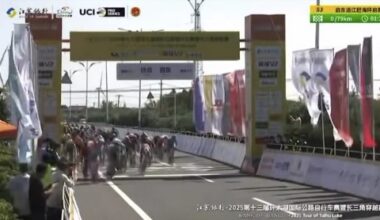 Tour of Taihu Lake 2025, la terza volata premia l'estone Martin Laas - Quarto posto per Matteo Malucelli, sempre in testa alla generale