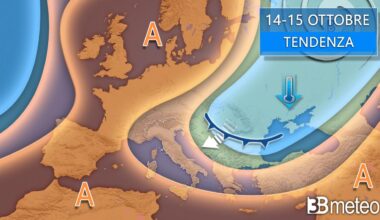 Tendenza meteo 14-15 ottobre