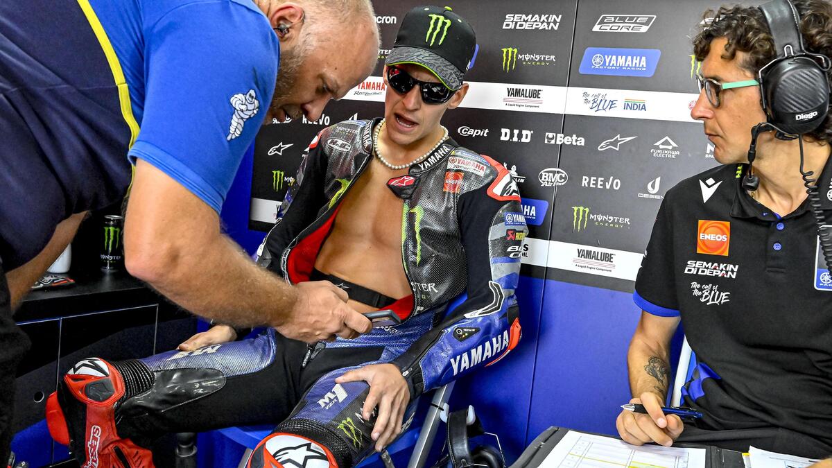 MotoGP 2025. GP dell'Indonesia. Fabio Quartararo: "Non è normale vedere Marc Marquez cadere due volte e le Ducati fuori dal Q2" - MotoGP
