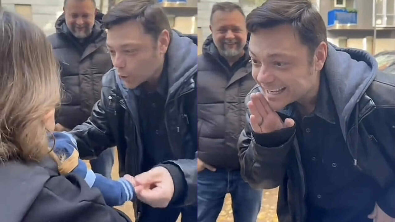 il siparietto tra Tiziano Ferro e il piccolo fan è tutto da ridere. Il video