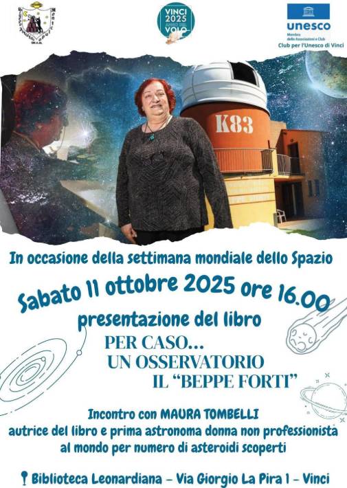 Maura Tombelli presenta il suo libro in Biblioteca Leonardiana – Comune di Vinci