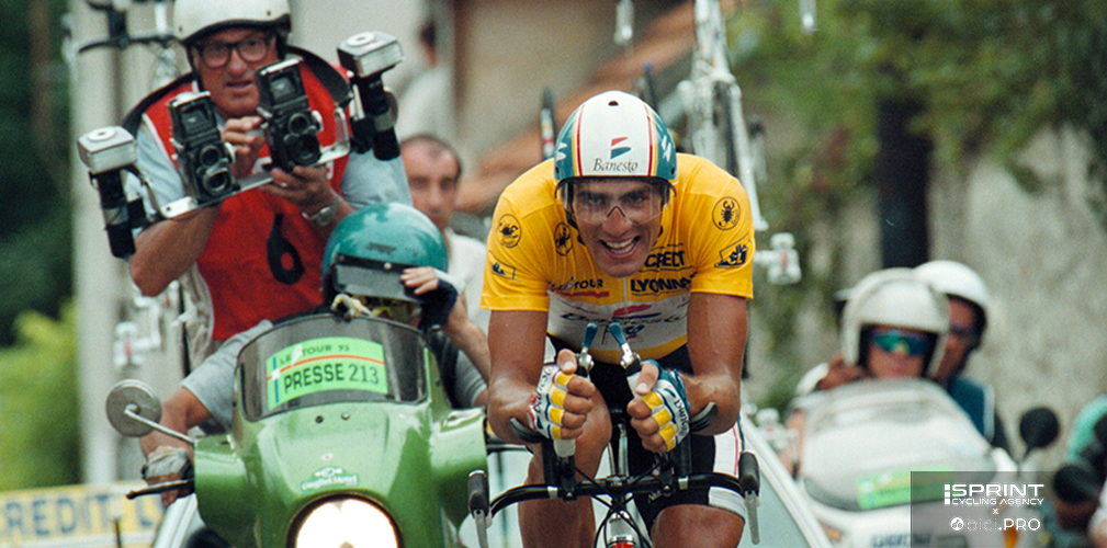 Indurain vinse cinque Tour, andando forte in salita, ma schiantando ogni anno i rivali nelle crono