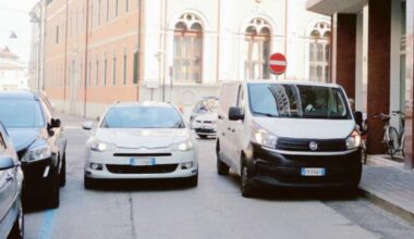 Piano del traffico in retromarcia