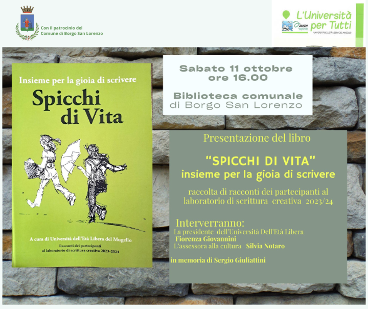 Spicchi di Vita - Insieme per la gioia di scrivere