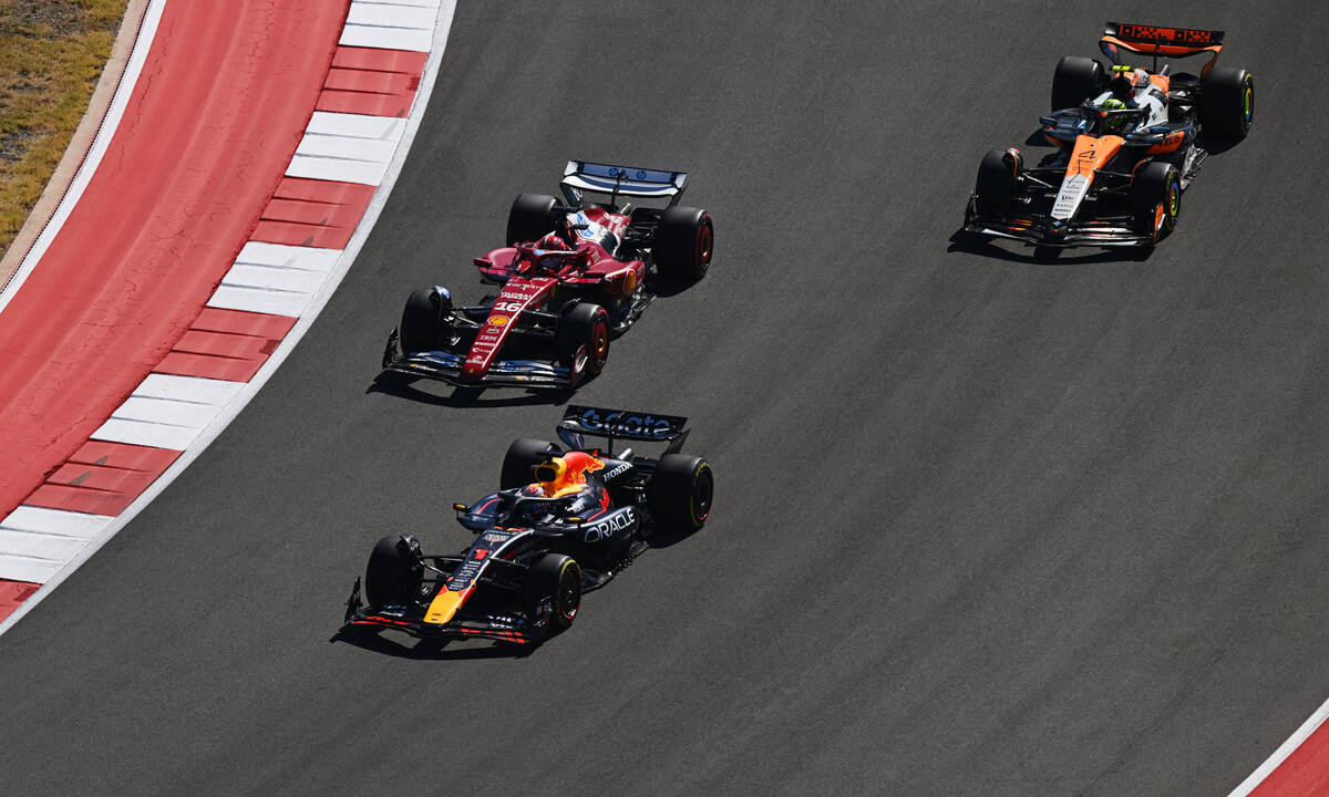 Verstappen Ferrari McLaren GP Austin
