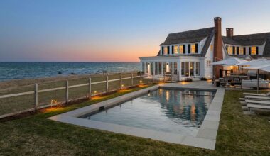 dentro la villa da sogno a Rhode Island