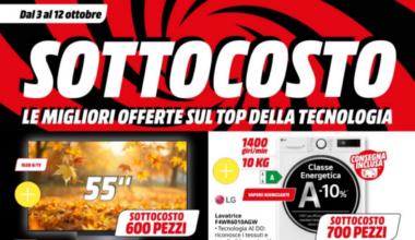Volantino MediaWorld al 12 ottobre: scopri il Sottocosto