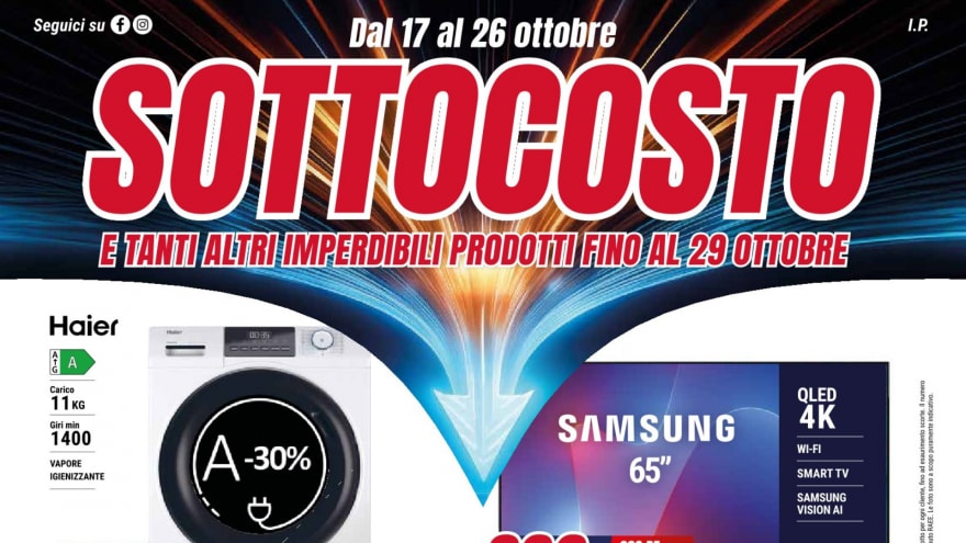 Volantino Trony al 29 ottobre