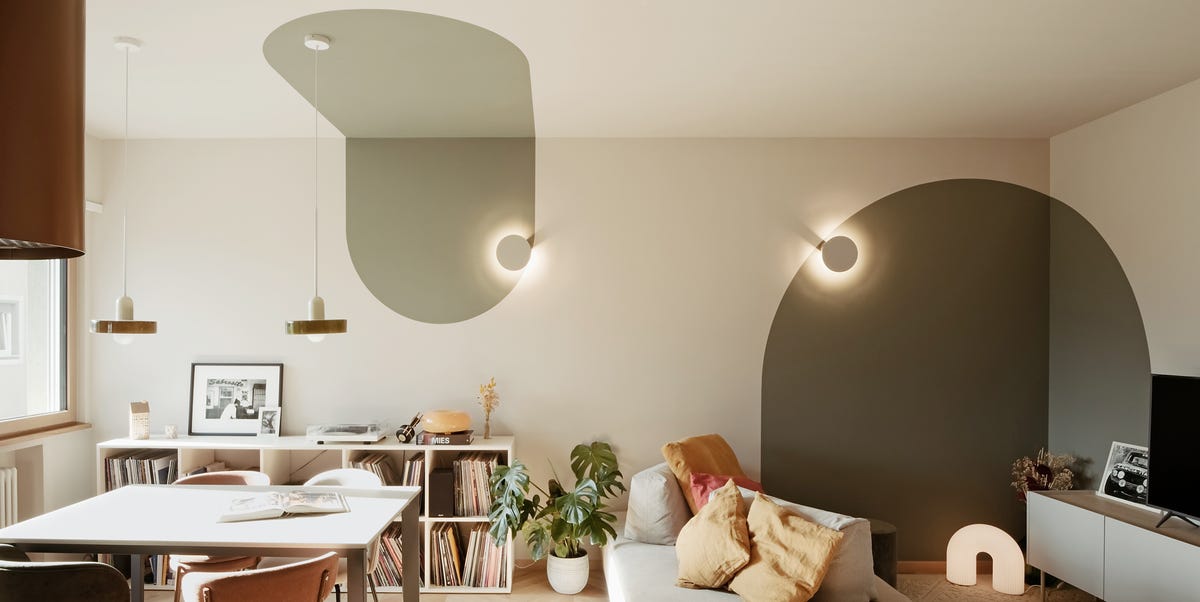 Una casa colorata a Bolzano di 75mq